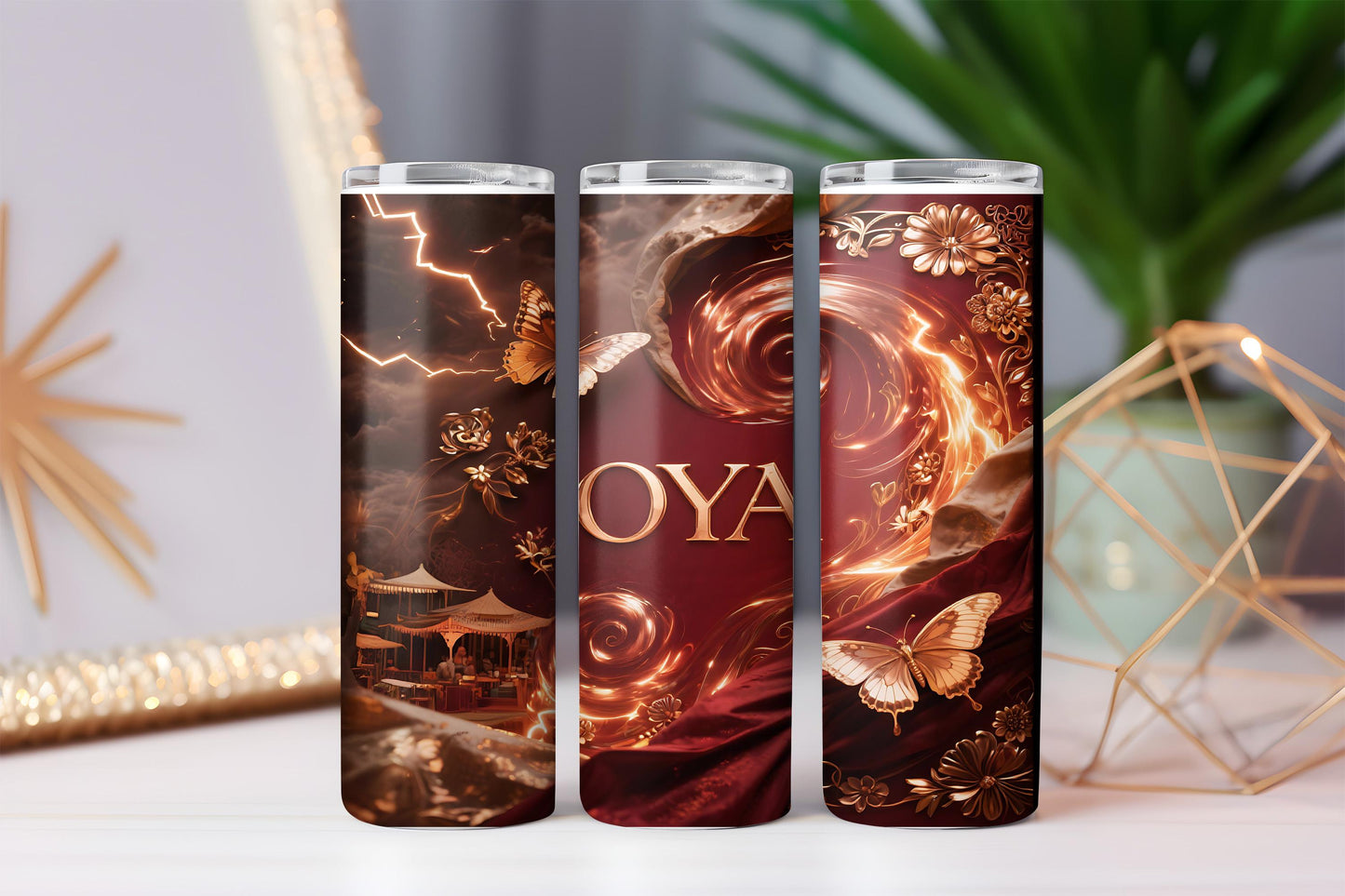 Oya Orisha Tumbler, Yansan Tumbler, African Spirituality Inspired, Yoruba Divine Feminine Cup, Powerful Orisha 20oz Tumbler, Santeria Art
